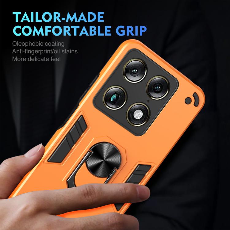 For Motorola Signature 5G Shockproof Metal Ring Holder Phone Case