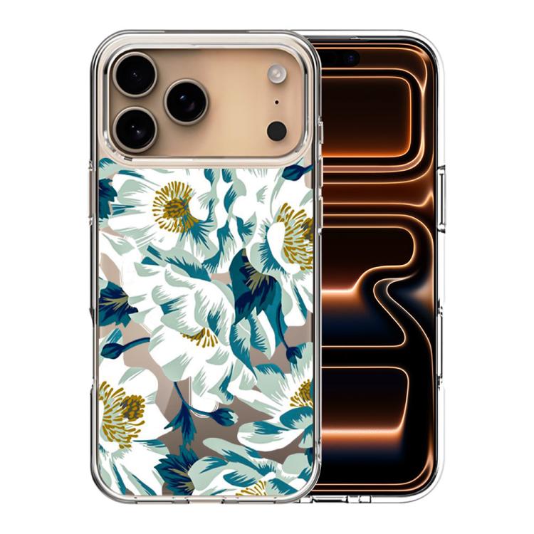 For iPhone 17 Pro Pattern Printing TPU + PC Magnetic Shockproof Phone Case