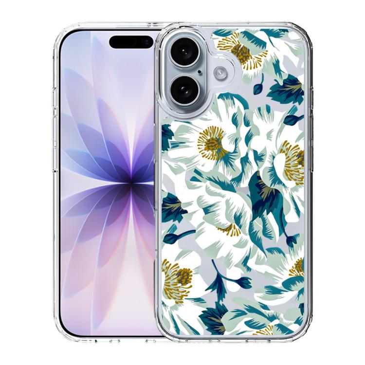 For iPhone 17 Pattern Printing TPU + PC Magnetic Shockproof Phone Case