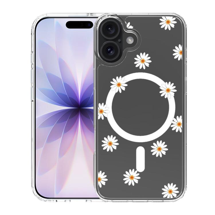 For iPhone 17 Pattern Printing TPU + PC Magnetic Shockproof Phone Case