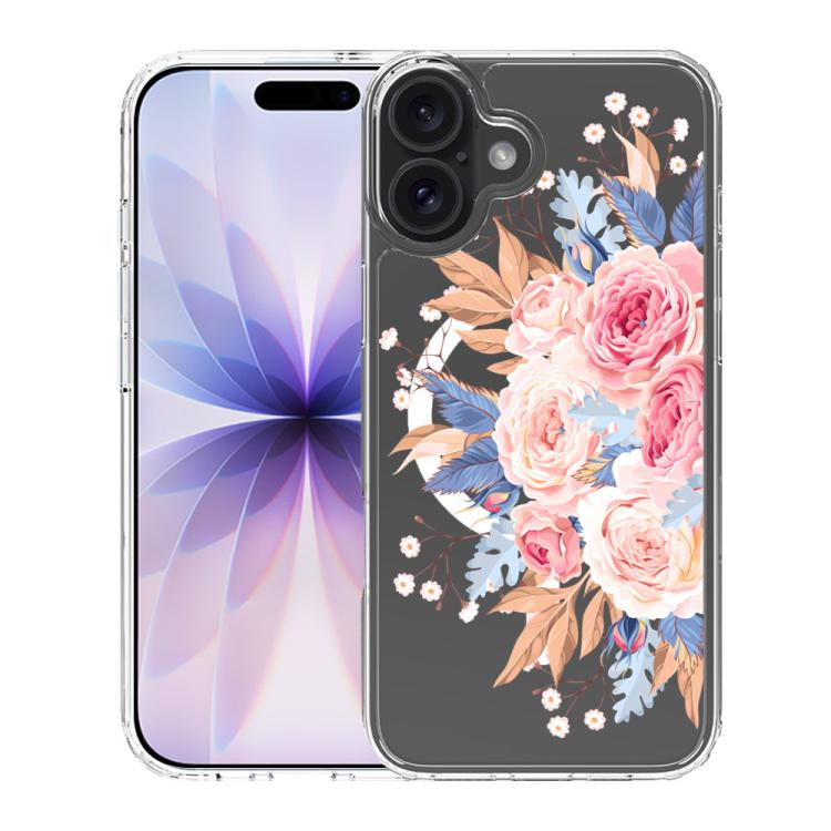 For iPhone 17 Pattern Printing TPU + PC Magnetic Shockproof Phone Case