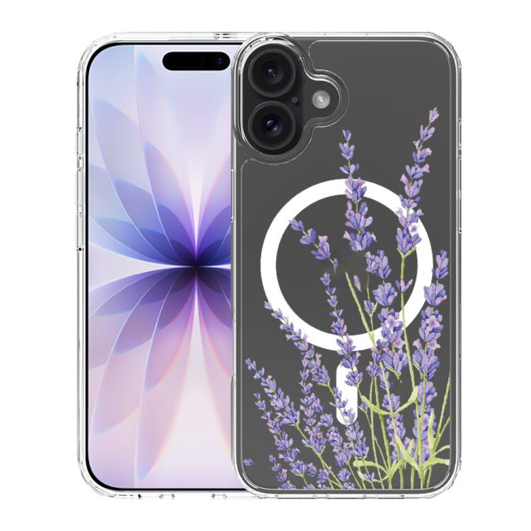 For iPhone 17 Pattern Printing TPU + PC Magnetic Shockproof Phone Case