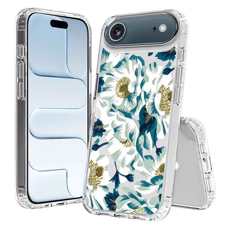 For iPhone Air Pattern Printing TPU + PC Magnetic Shockproof Phone Case