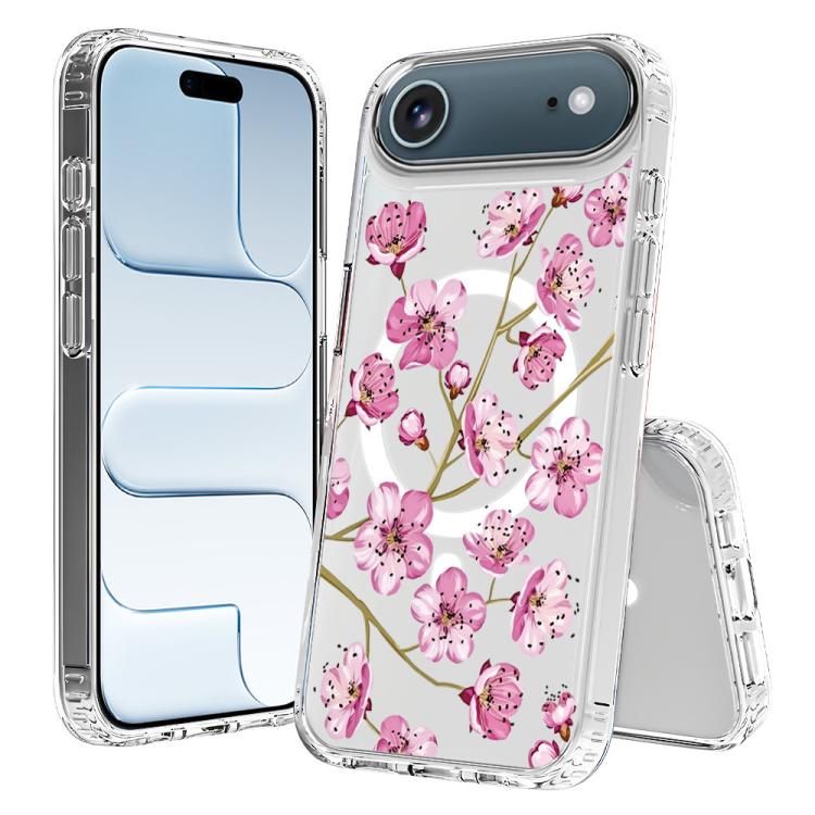 For iPhone Air Pattern Printing TPU + PC Magnetic Shockproof Phone Case