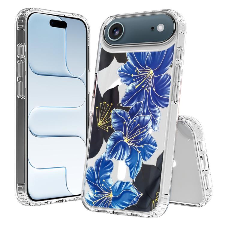For iPhone Air Pattern Printing TPU + PC Magnetic Shockproof Phone Case