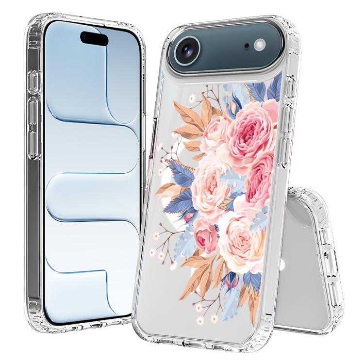 For iPhone Air Pattern Printing TPU + PC Magnetic Shockproof Phone Case