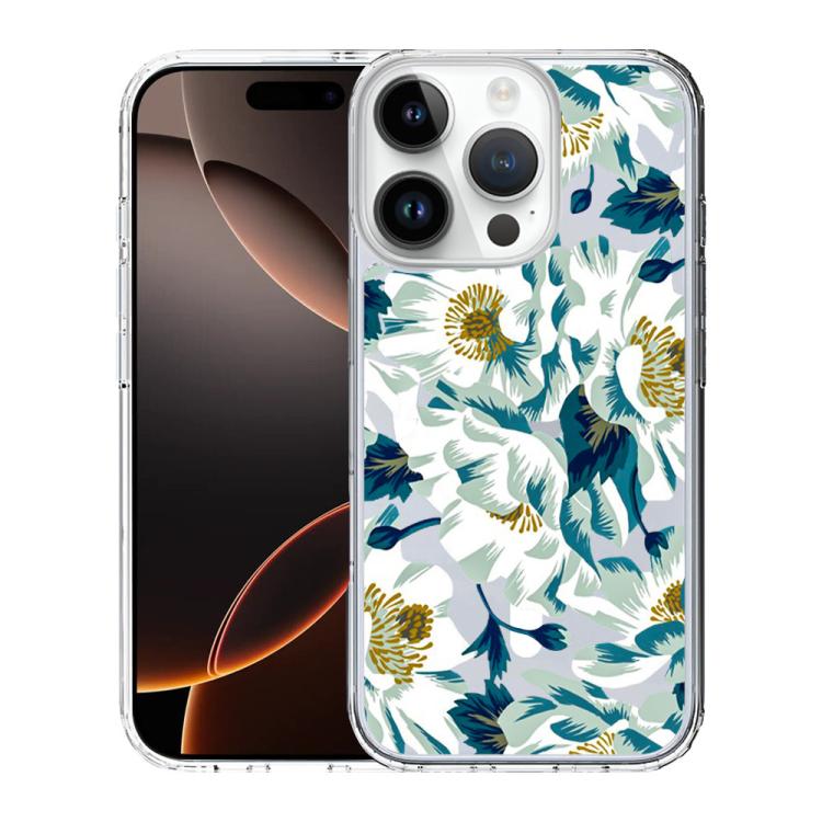 For iPhone 16 Pro Pattern Printing TPU + PC Magnetic Shockproof Phone Case