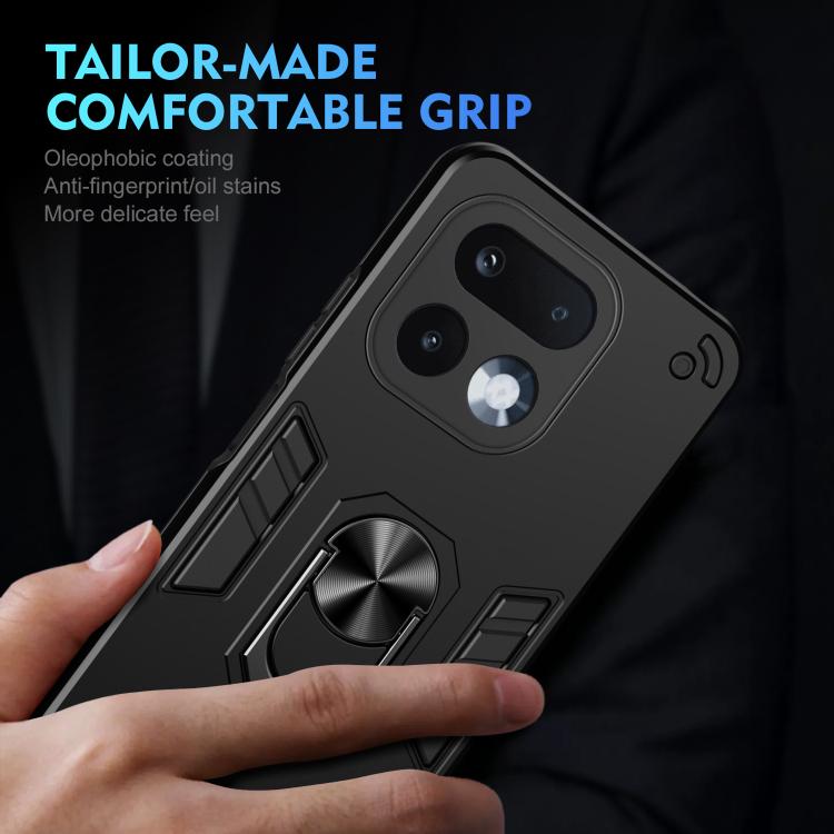For Realme 16 Pro 5G Global Shockproof Metal Ring Holder Phone Case