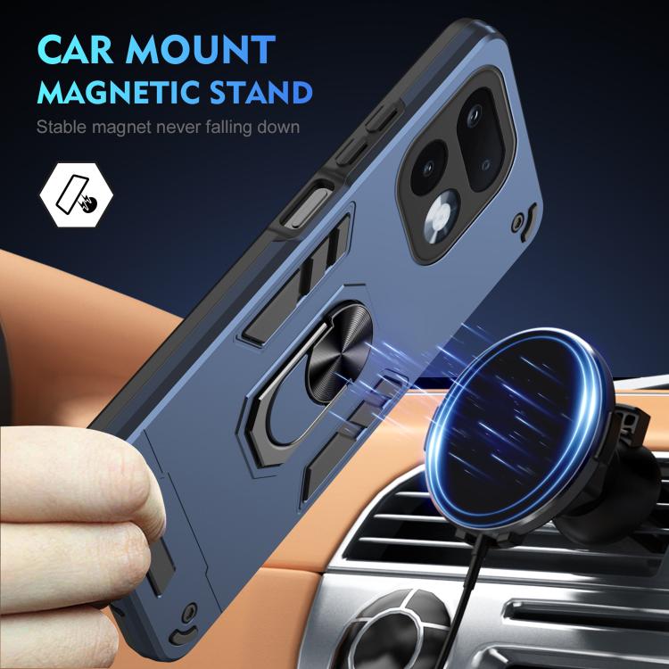 For Realme 16 Pro 5G Global Shockproof Metal Ring Holder Phone Case