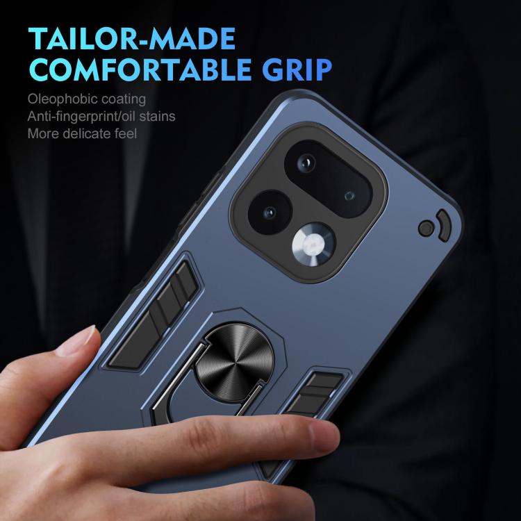 For Realme 16 Pro 5G Global Shockproof Metal Ring Holder Phone Case