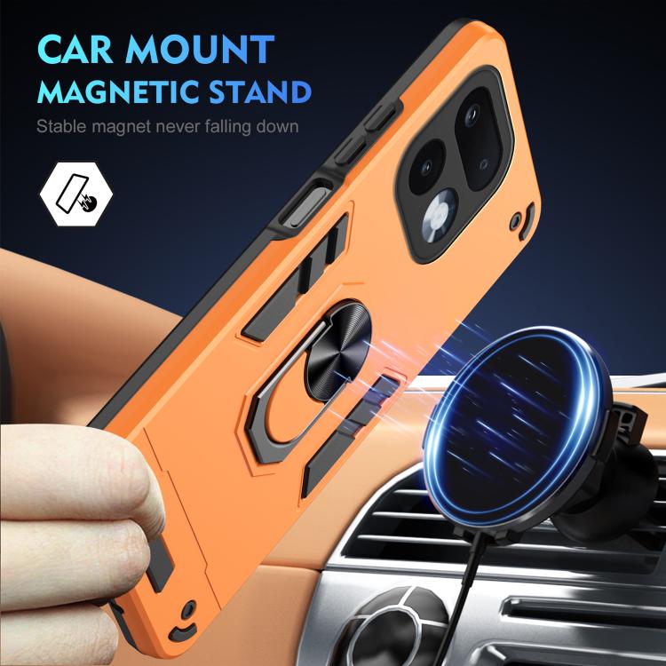 For Realme 16 Pro 5G Global Shockproof Metal Ring Holder Phone Case