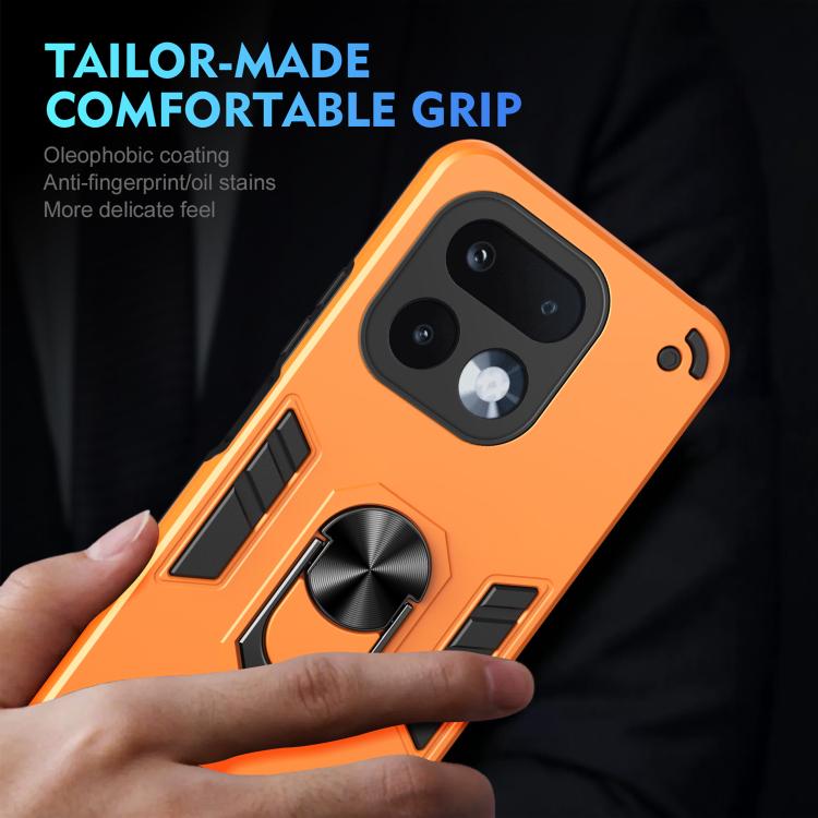 For Realme 16 Pro 5G Global Shockproof Metal Ring Holder Phone Case