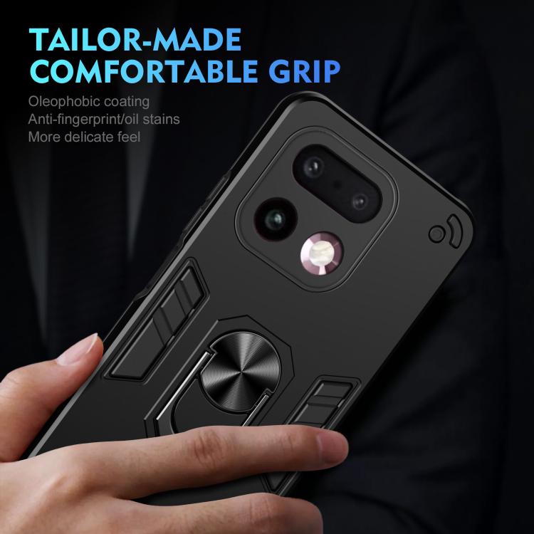 For Realme 16 Pro+ 5G Global Shockproof Metal Ring Holder Phone Case