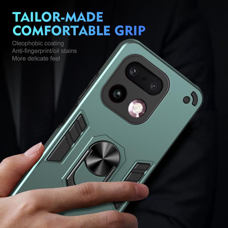 For Realme 16 Pro+ 5G Global Shockproof Metal Ring Holder Phone Case