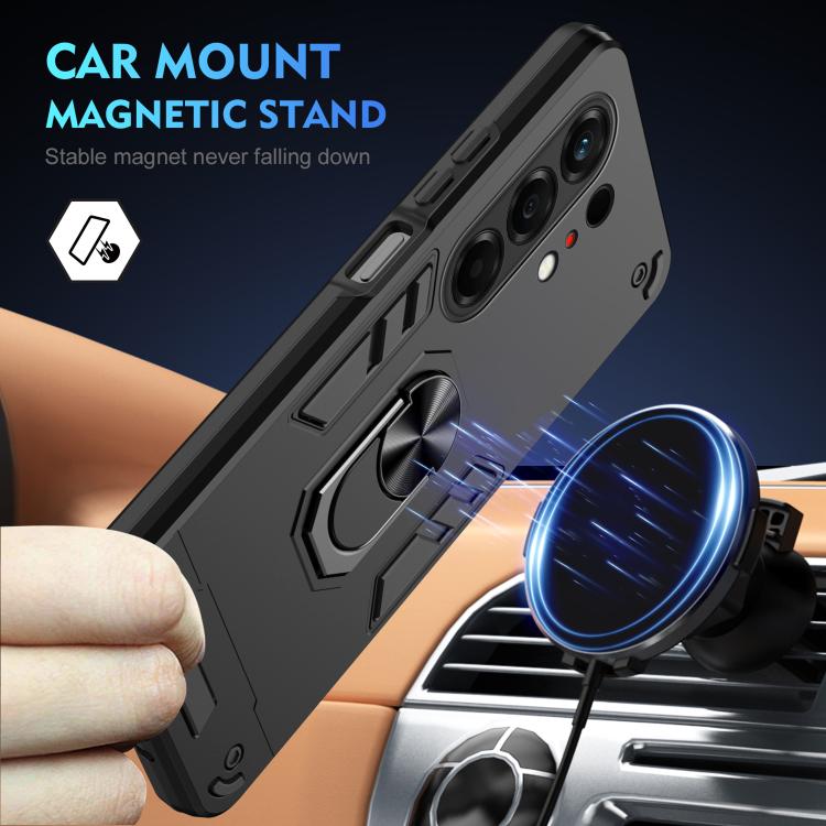 For Tecno Camon 50 Pro 4G Shockproof Metal Ring Holder Phone Case