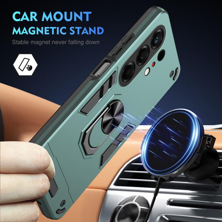 For Tecno Camon 50 Pro 4G Shockproof Metal Ring Holder Phone Case