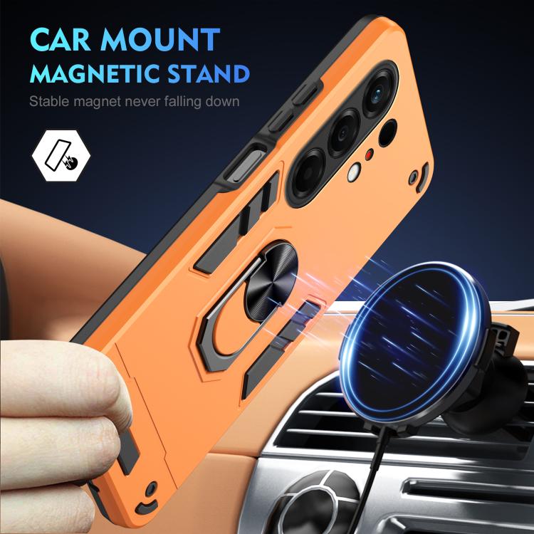 For Tecno Camon 50 Pro 4G Shockproof Metal Ring Holder Phone Case