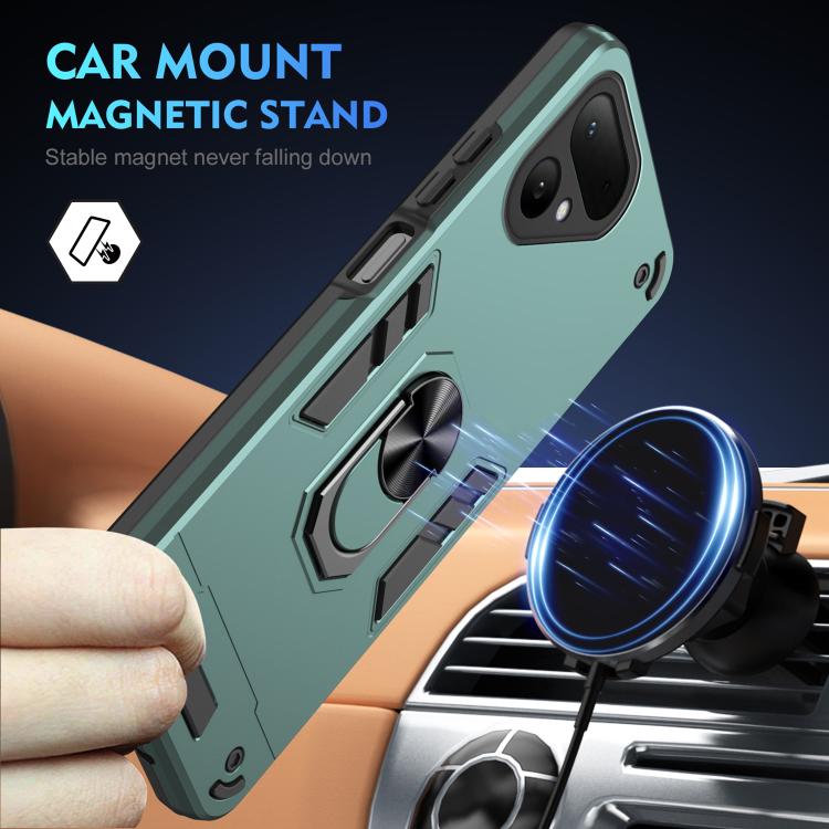 For Tecno Pova Curve 2 5G Shockproof Metal Ring Holder Phone Case