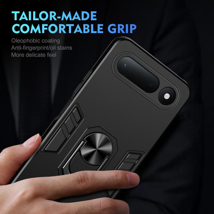 For Tecno Spark 50 4G Shockproof Metal Ring Holder Phone Case