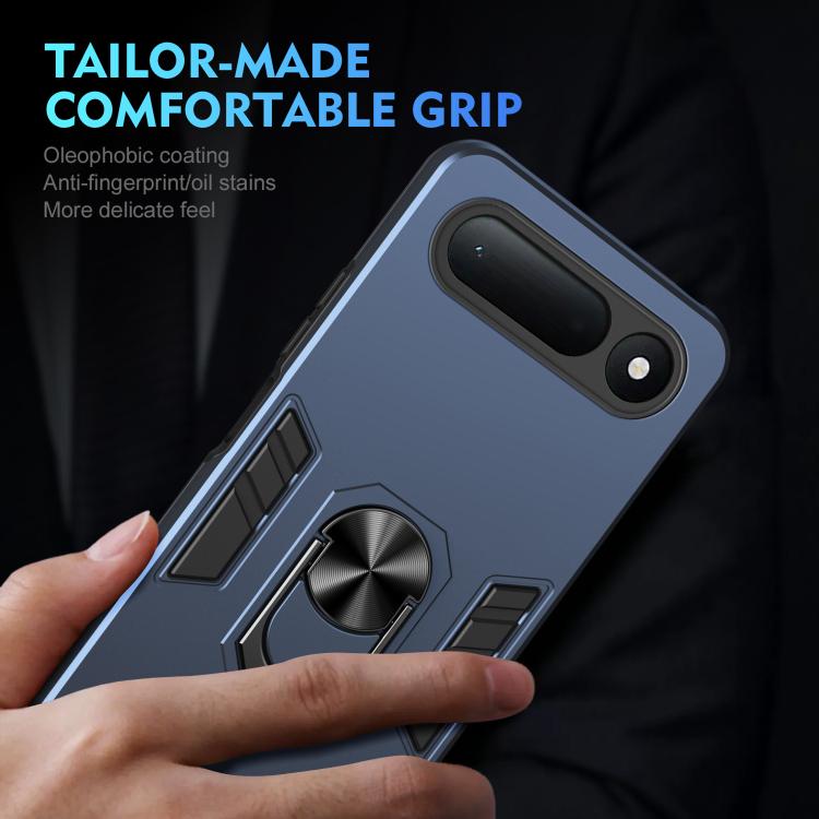 For Tecno Spark 50 4G Shockproof Metal Ring Holder Phone Case