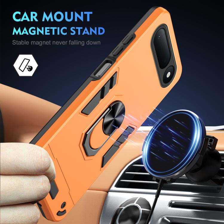 For Tecno Spark 50 4G Shockproof Metal Ring Holder Phone Case