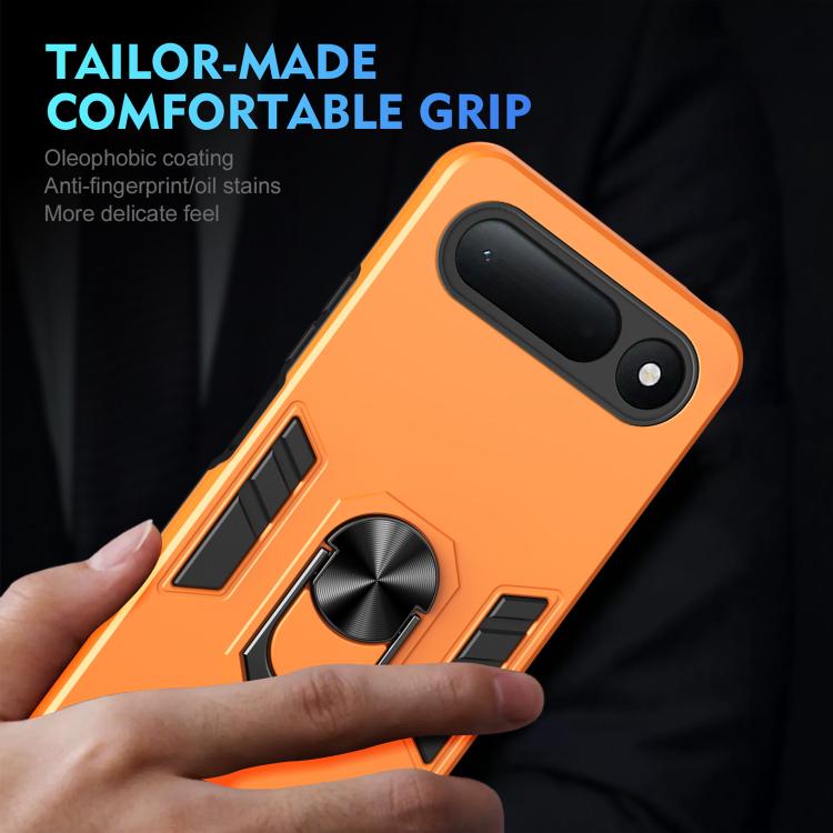 For Tecno Spark 50 4G Shockproof Metal Ring Holder Phone Case