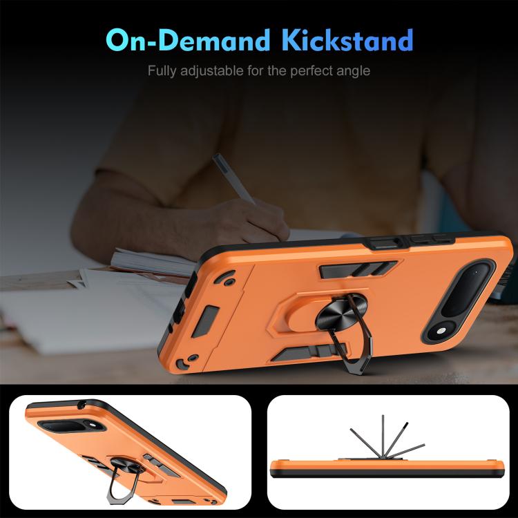 For Tecno Spark 50 4G Shockproof Metal Ring Holder Phone Case