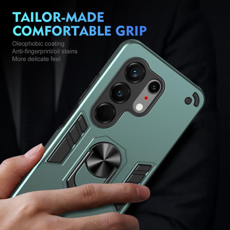 For Tecno Camon 50 Ultra Shockproof Metal Ring Holder Phone Case
