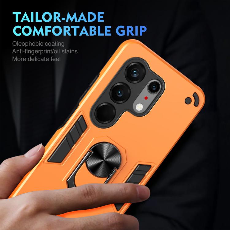 For Tecno Camon 50 Ultra Shockproof Metal Ring Holder Phone Case