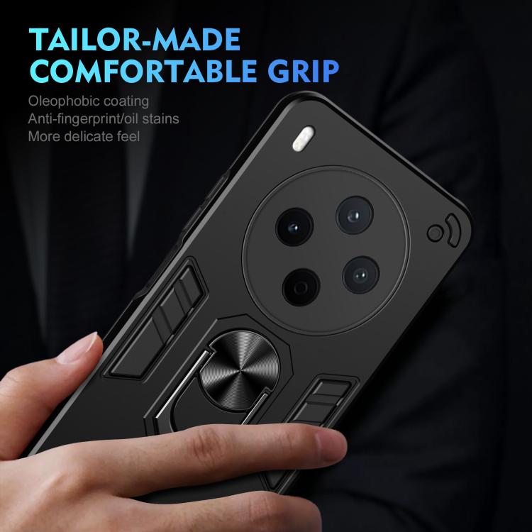 For vivo Y500 Pro 5G Shockproof Metal Ring Holder Phone Case