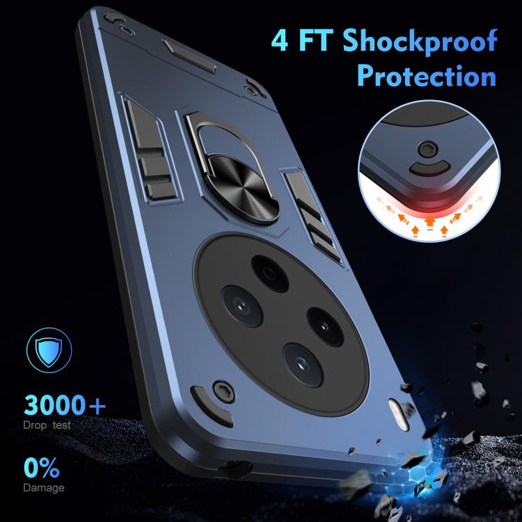 For vivo Y500 Pro 5G Shockproof Metal Ring Holder Phone Case
