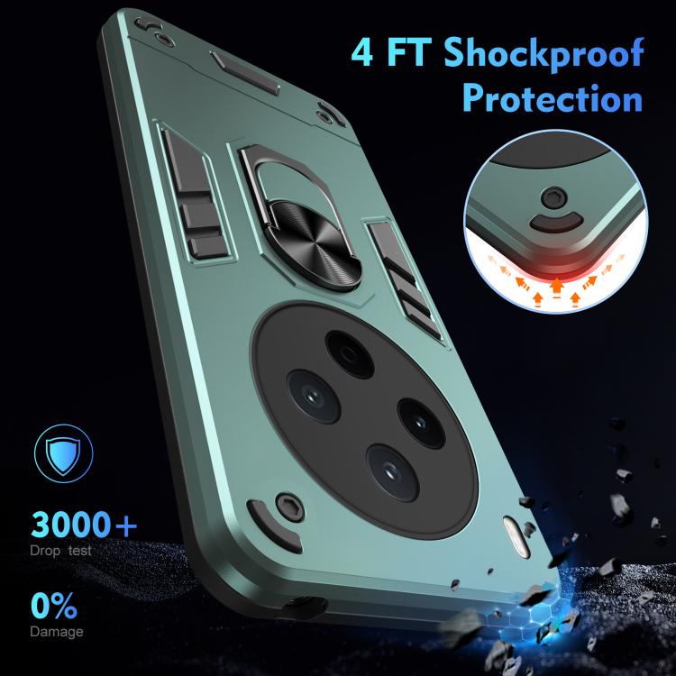 For vivo Y500 Pro 5G Shockproof Metal Ring Holder Phone Case