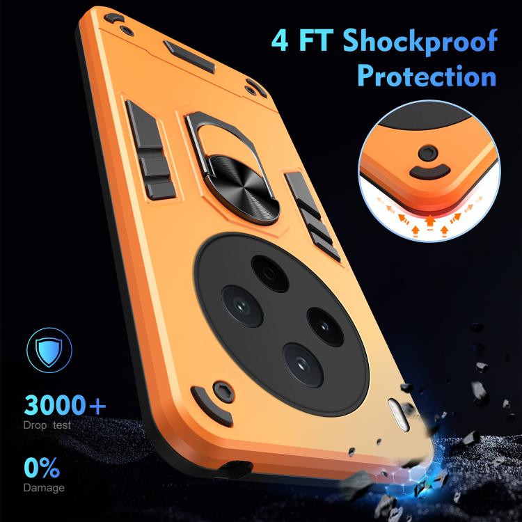For vivo Y500 Pro 5G Shockproof Metal Ring Holder Phone Case