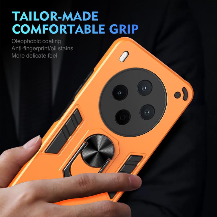 For vivo Y500 Pro 5G Shockproof Metal Ring Holder Phone Case