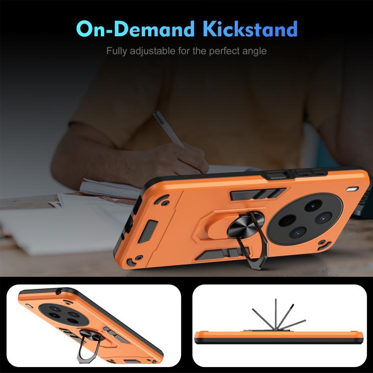 For vivo Y500 Pro 5G Shockproof Metal Ring Holder Phone Case