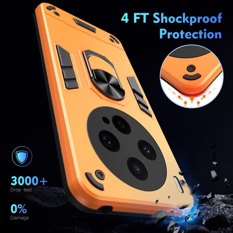 For vivo X300s Shockproof Metal Ring Holder Phone Case