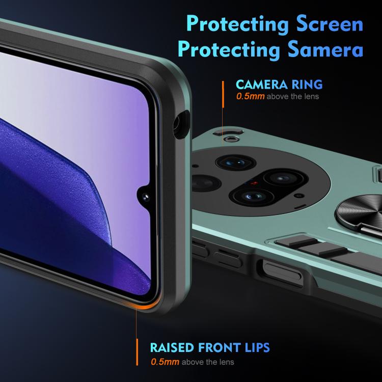 For vivo X300 Ultra Shockproof Metal Ring Holder Phone Case