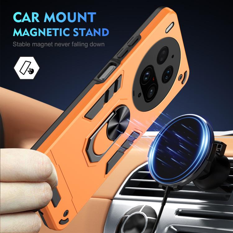 For vivo X300 Ultra Shockproof Metal Ring Holder Phone Case