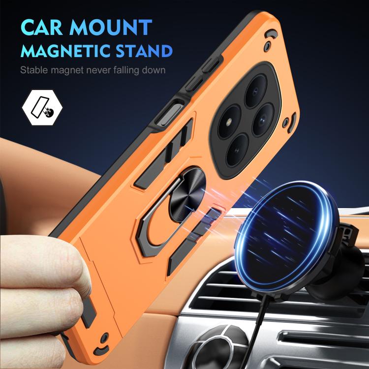 For Redmi Note 15 Pro 4G Global 163.2mm Shockproof Metal Ring Holder Phone Case