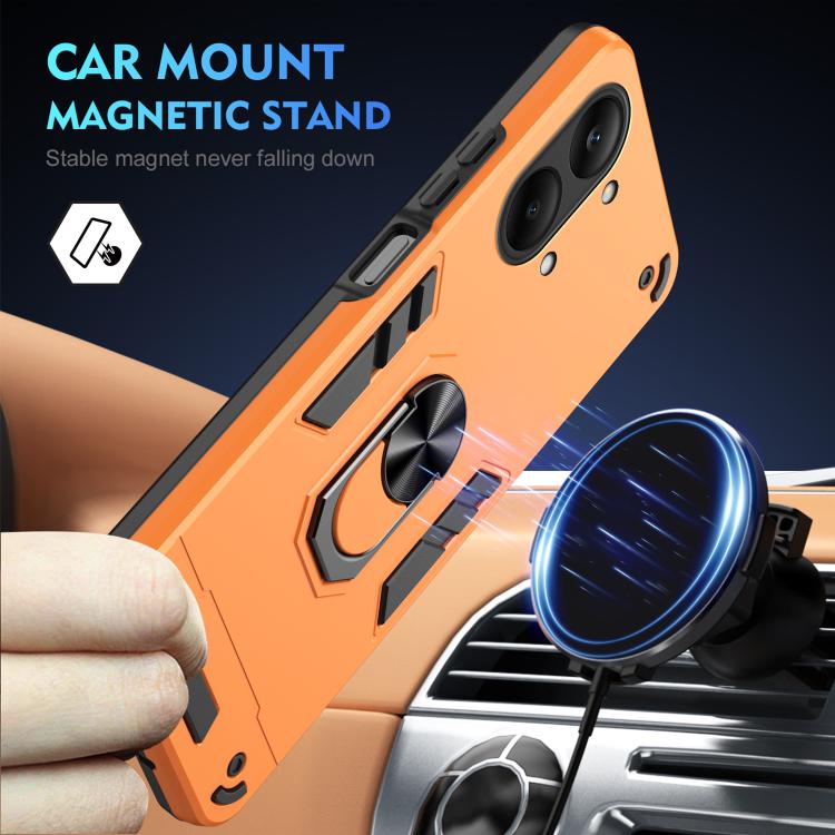 For Redmi Turbo 5 Max / Poco X8 Pro Max Shockproof Metal Ring Holder Phone Case