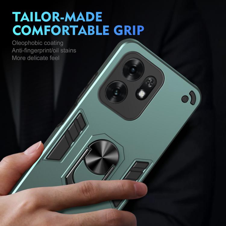 For Honor X6d Shockproof Metal Ring Holder Phone Case