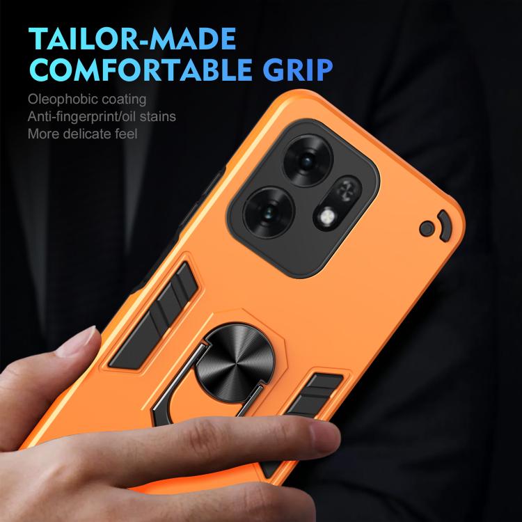 For Honor X6d Shockproof Metal Ring Holder Phone Case
