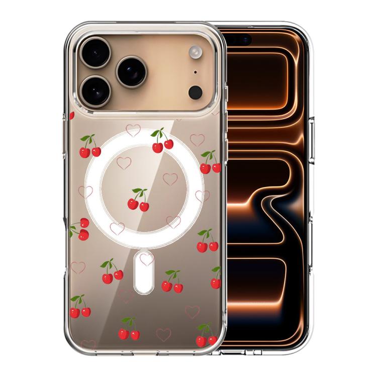 For iPhone 17 Pro Max Pattern Printing TPU + PC Magnetic Shockproof Phone Case