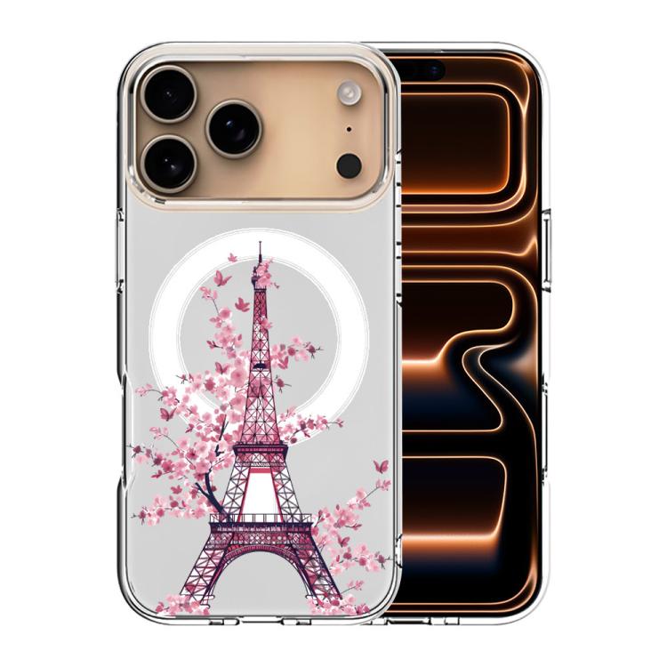For iPhone 17 Pro Max Pattern Printing TPU + PC Magnetic Shockproof Phone Case