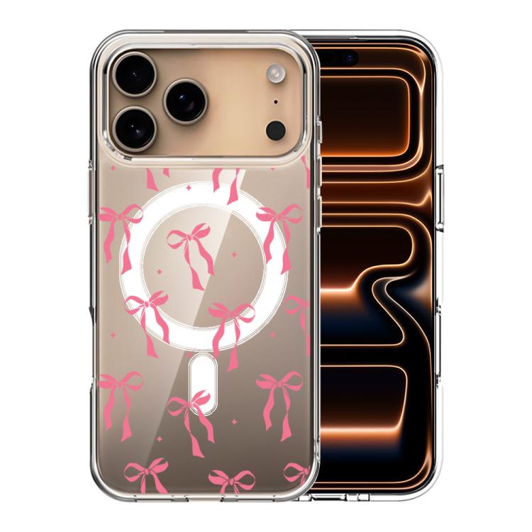 For iPhone 17 Pro Pattern Printing TPU + PC Magnetic Shockproof Phone Case