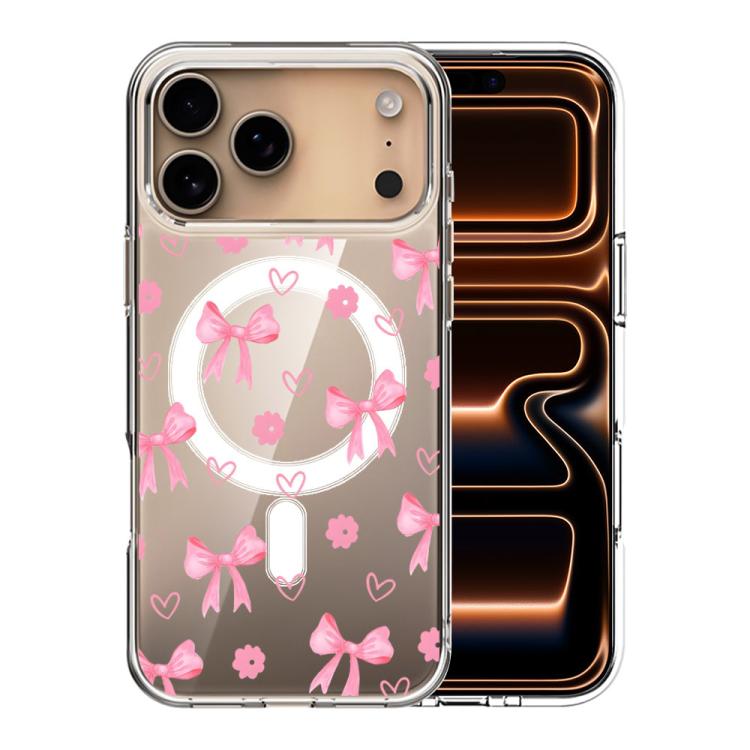 For iPhone 17 Pro Pattern Printing TPU + PC Magnetic Shockproof Phone Case