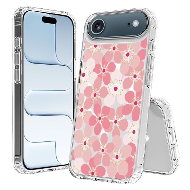 For iPhone Air Pattern Printing TPU + PC Magnetic Shockproof Phone Case