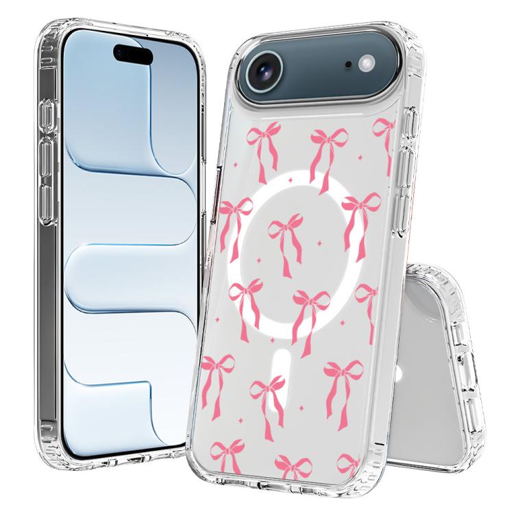 For iPhone Air Pattern Printing TPU + PC Magnetic Shockproof Phone Case
