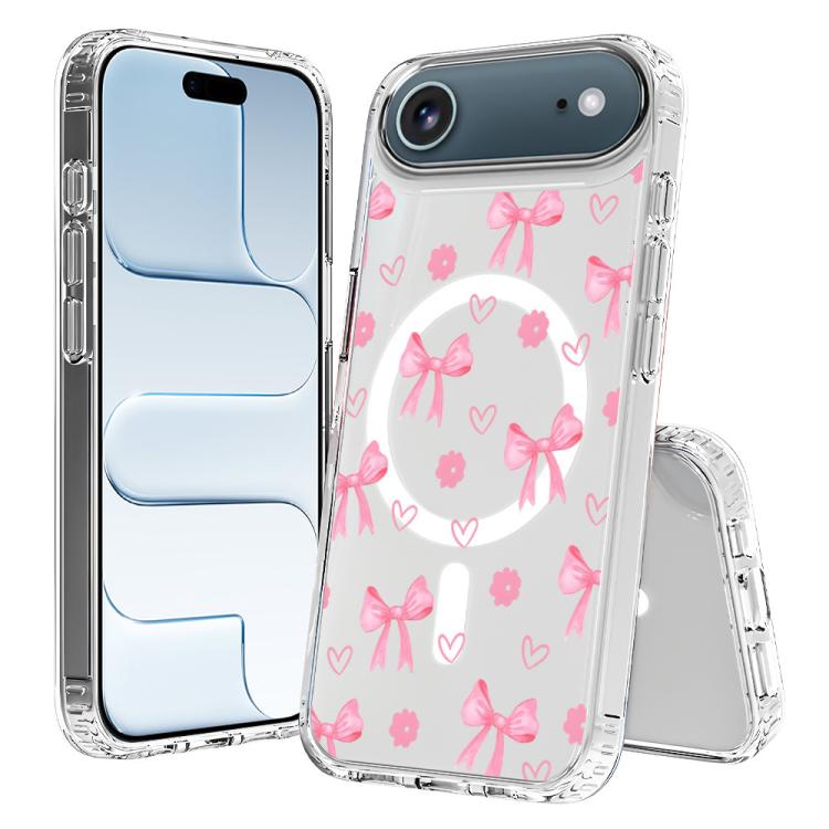 For iPhone Air Pattern Printing TPU + PC Magnetic Shockproof Phone Case