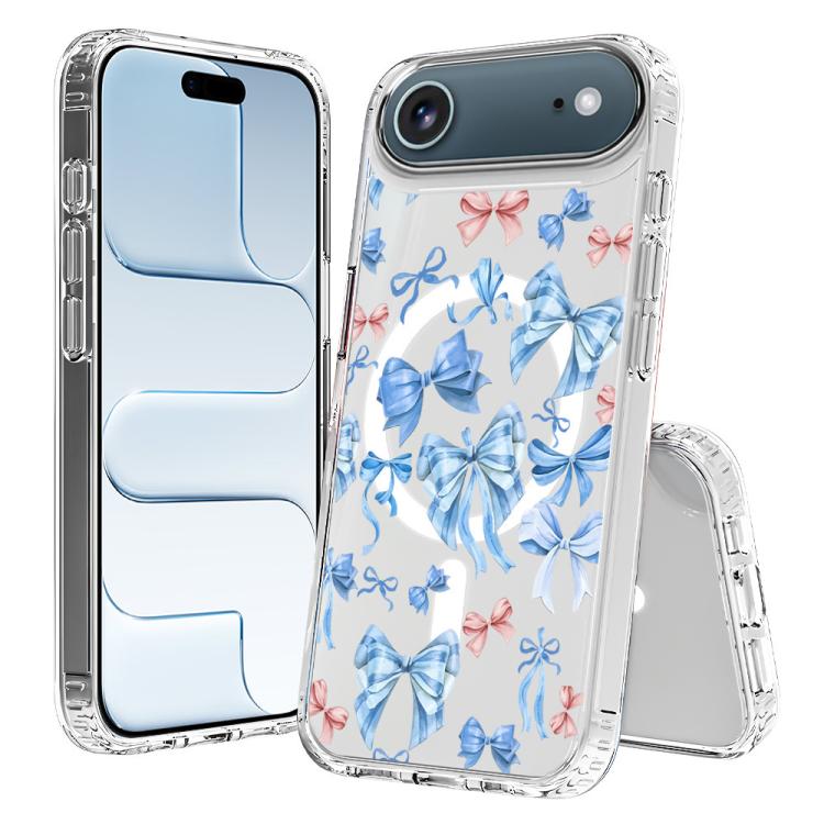For iPhone Air Pattern Printing TPU + PC Magnetic Shockproof Phone Case